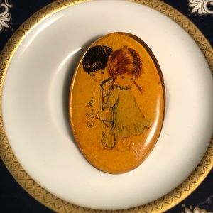 Vintage Fran Mar Moppets Brooch